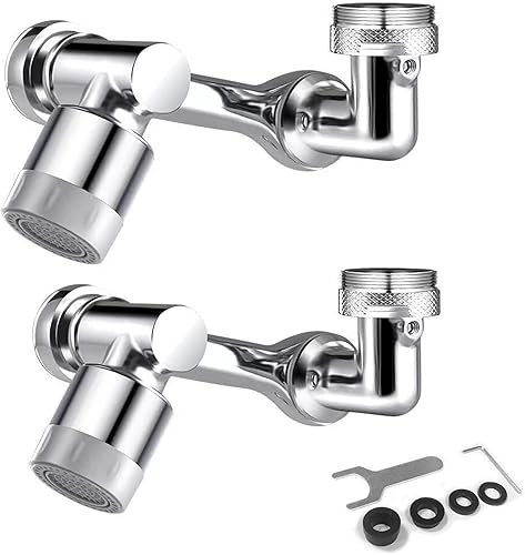 Extensor de grifo giratorio de 1080 2 modos de salida de agua para fregadero de cocina y baño accesorio de pulverización giratorio de ángulo de 360
