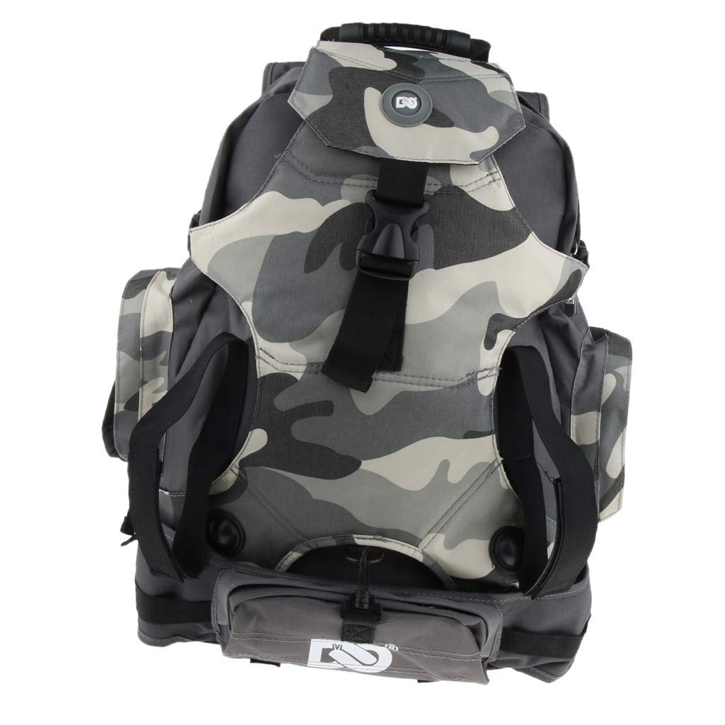 Sac à Dos Sacoche Chaussures Patinage Sac de Transport Rollers Sac d'entrainement et Porte-Rollers Camo 53x36x19cm
