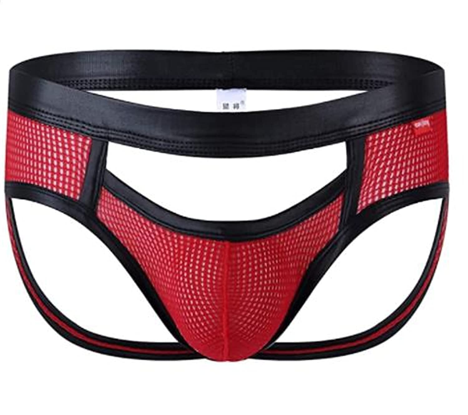 Men's Hollow Out Underwear G-String Thong Mesh Underwear Breathable Briefs Men's Athletic Supporter Mini Sport Underpants Fashion Gift for Boyfriend or Husband