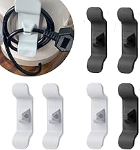 MEISO Cord Organizer for Appliance, 6 Pcs Cord Wrapper for Kitchen Appliances, Cable Wrap Organizer Compatible with Home Appliances Coffee Maker Air Fryer Toaster Kitchen Stand Mixers(Black+White)