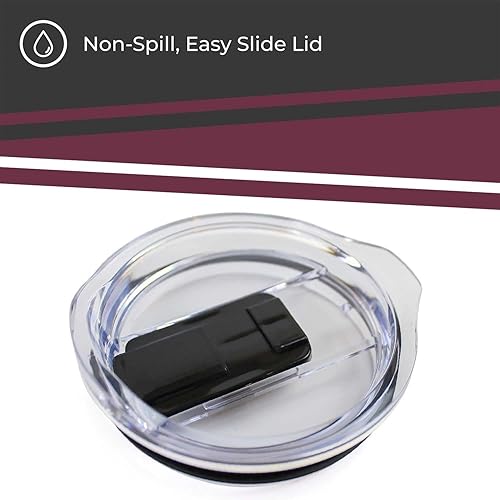 Miniatura 392 de Campus Colors Vaso de acero inoxidable de la NCAA perfecto para el día del partido, 18 onzas, doble pared, mantiene las bebidas perfectamente Azul