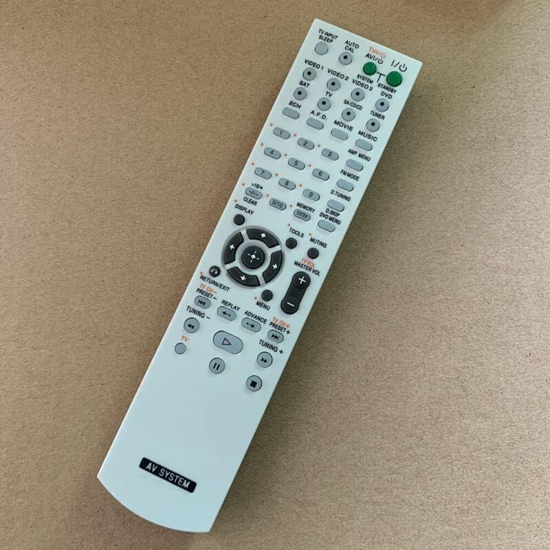 Replacement Remote Control Replace for TV/Audio/Projector for Sony Audio Video Receiver HT-DDW800 HT-DDW885 HT-DDW8600