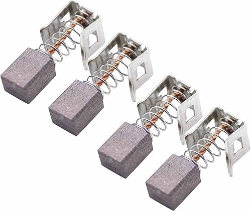 4 unids 0.236x0.295x0.354 in cepillo de carbono apto para Bosch GSR GSB 12V 14.4V 18V 24V 36V V-LI VE-2 2607034904 taladro de impacto inalámbrico