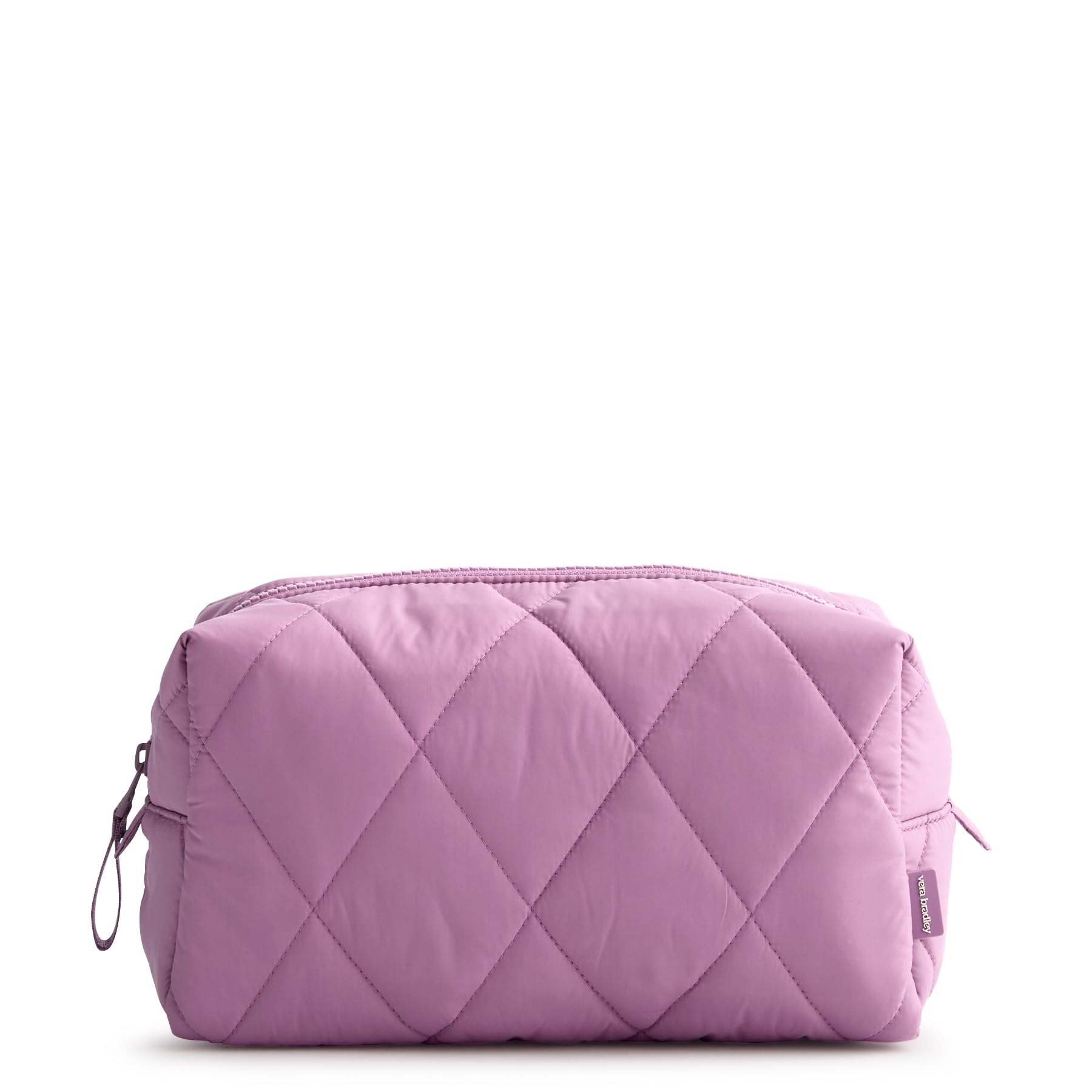 Vera Bradley Featherweight Large Cosmetic Bag with Exterior Zip Pocket