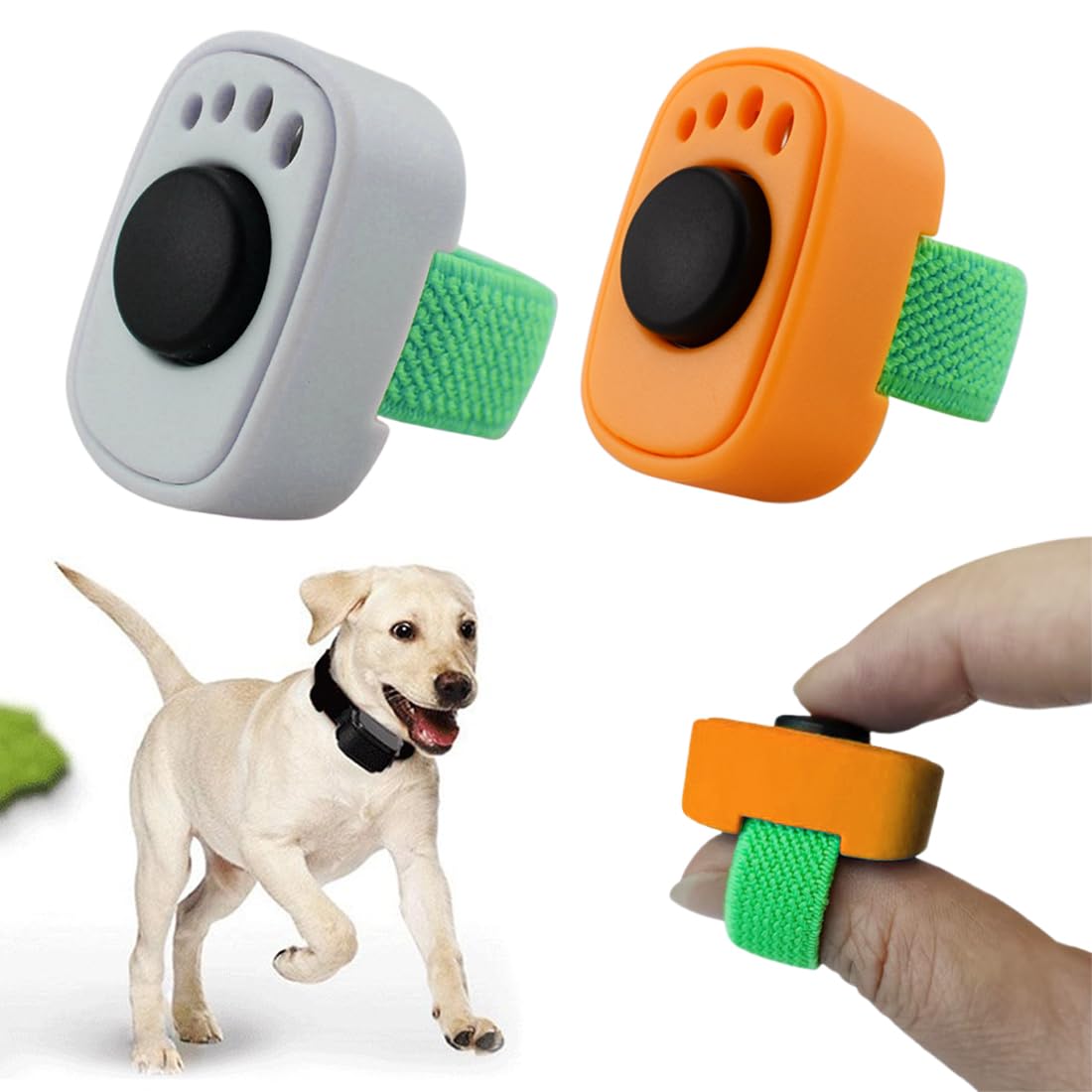 YAYNO 2 PCS Clicker Chien Dressage Multicolore Clickers de Dressage pour Animaux de Compagnie Accessoire Pratique pour l’Entraînement Canin pour Chien Chat Cheval