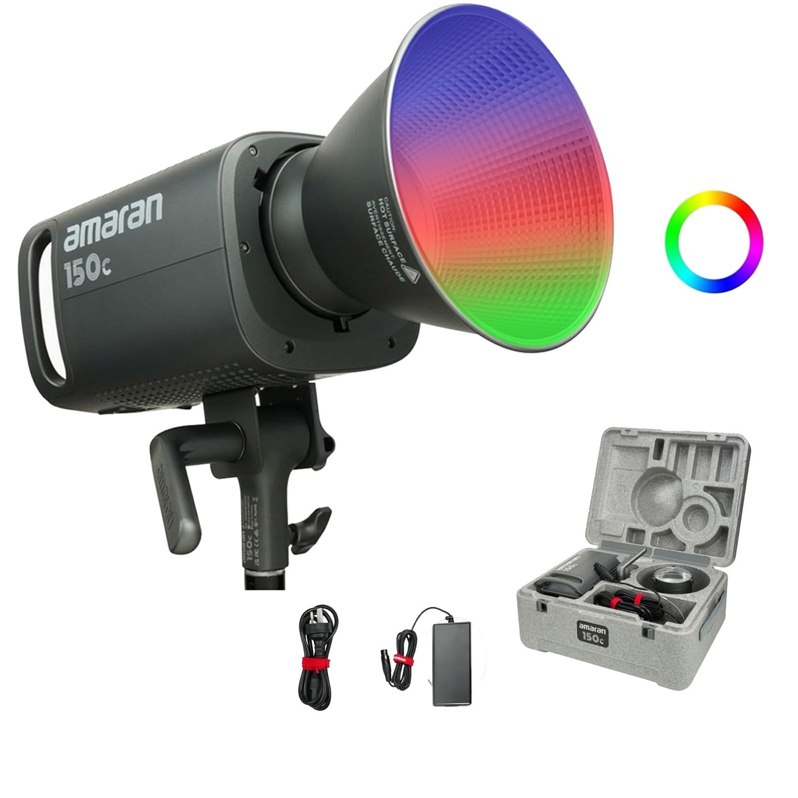 Amazon | Aputure Amaran 150C RGB フルカラー LED ビデオライト,150W 