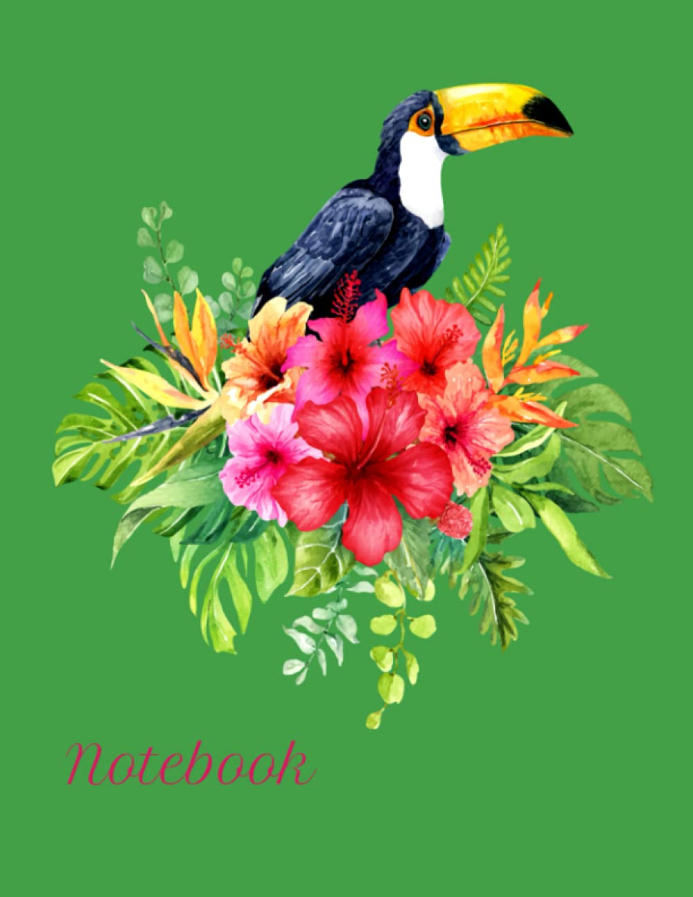 Toucan Rainforest Notebook: College ruled notebook for studying, planning, composition or everyday use