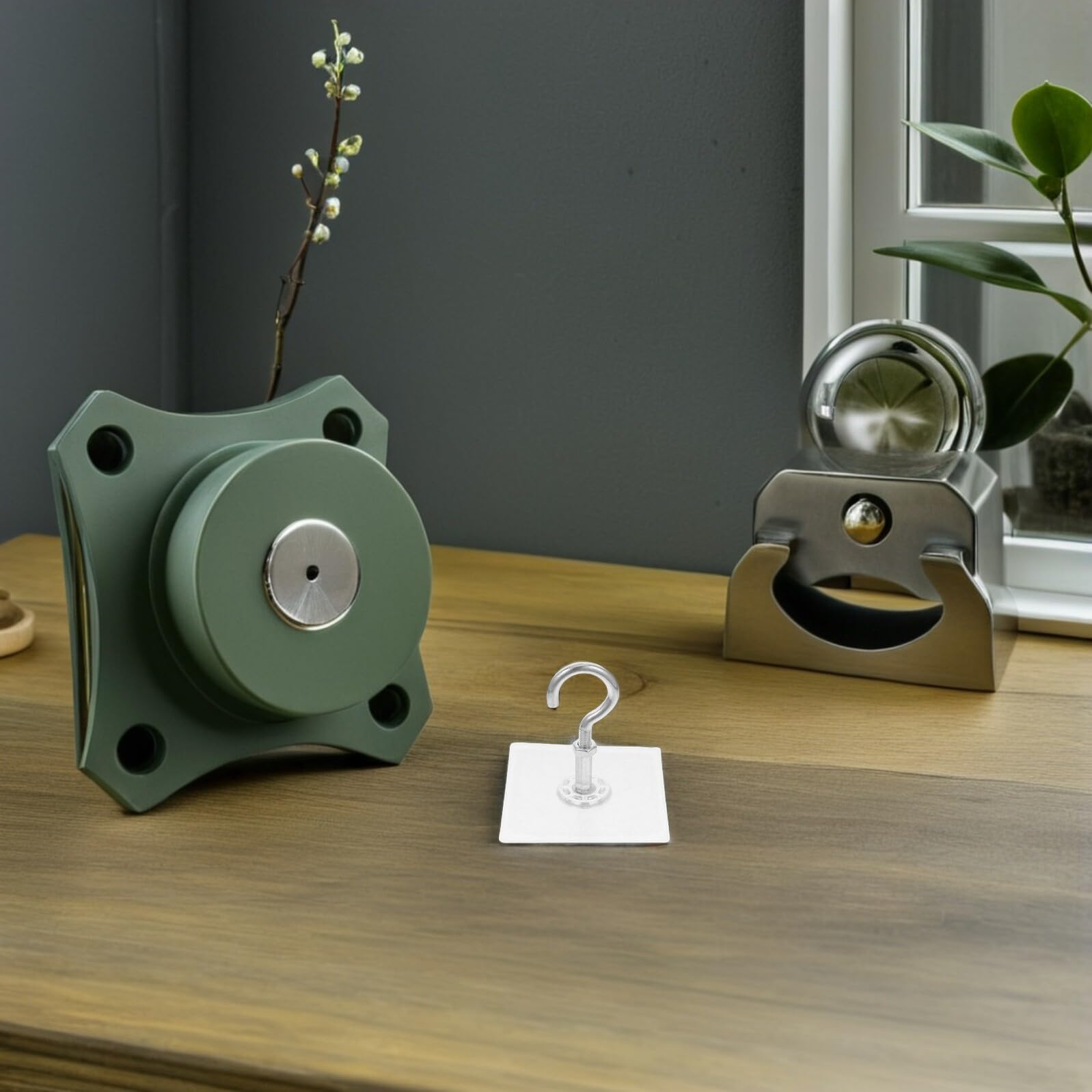 Ganchos Adhesivos para Techo Autoadhesivos Extra Resistentes 12 Unidades sin Taladro Transparentes para Colgar Plantas Cestas y Decoración en Hogar y Cocina