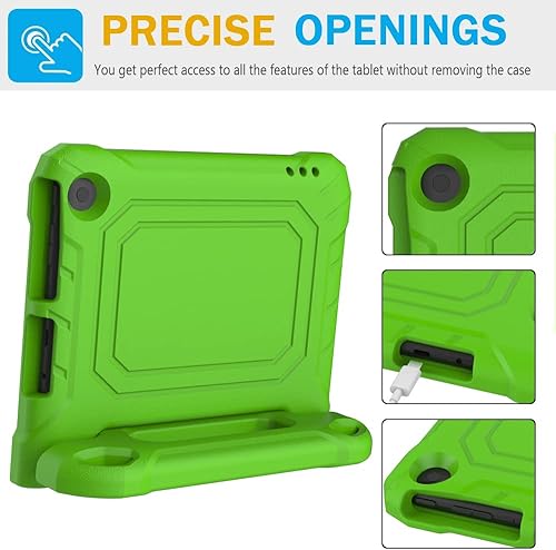 Miniatura 5 de Lainergie Funda para tableta para niños, tabletas Samsung TCL iPad Lenove, ligera, duradera, a prueba de golpes, a prueba de golpes, con soporte de