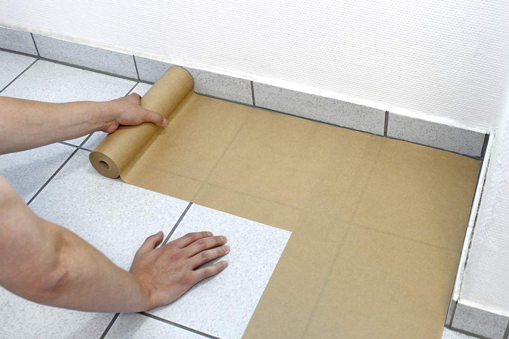 proTECT, selbstklebendes Abdeckpapier, 50g Kraftpapier, Rolle mit 300mm x 50m