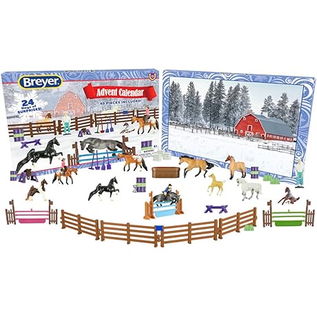 Breyer 2024 Holiday Collection Horse Play Set: Holiday Advent Calendar
