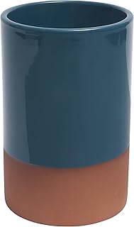 Dexam Sintra Glazed Terracotta Wine Cooler - Ink Blue