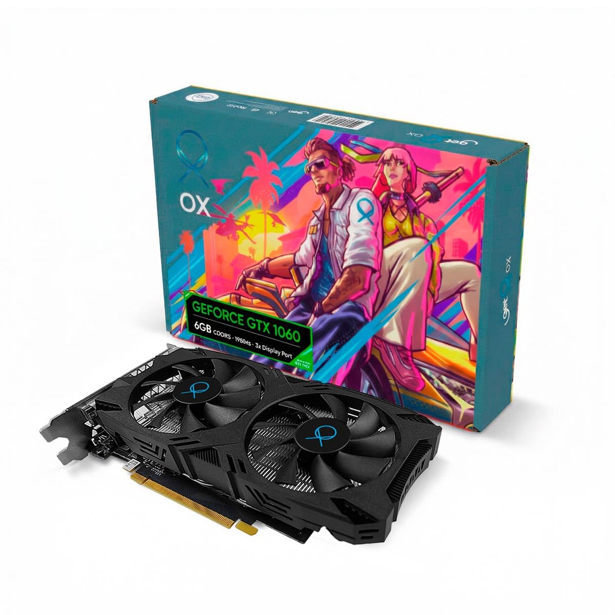 Get OX - Placa de Vídeo OX NVIDIA GeForce GTX 1060 6GB GDDR5 192
