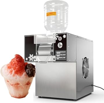 Korean Snowflake Ice Machine Small Snow Continuous Cooled Milk Mango Bingsu Shaver Smoothie Crusher 60KG/24h Mechanical 120KG