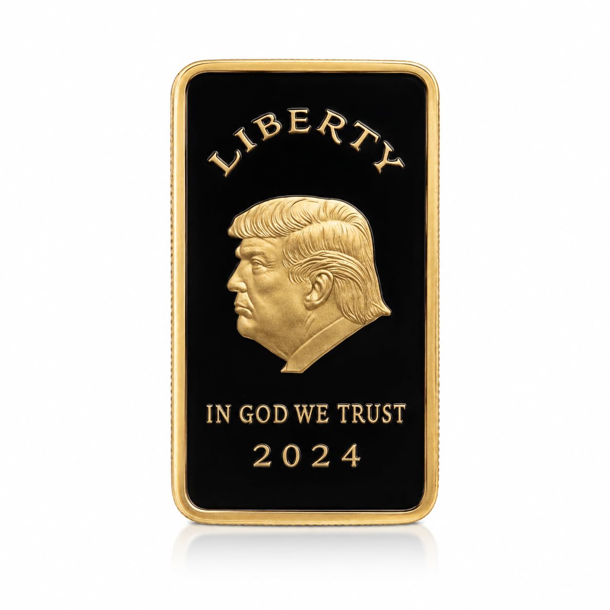 USA President Donald Trump Gold-Plated Collectible Coin Bar-image-10
