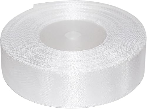 Miniatura 8 de Cinta de satén sólida de una sola cara de 1-12 pulgadas de ancho 50 yardas para detalles de boda, proyectos de costura, envoltura de regalos,