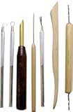 ARTIST'S BEST 7-Piece Sculpture Set with Wood & Metal Tips | Ultimate Sculpting Toolkit for Ceramics, Glasswork & Jewelry Making | Ideal for Beginners & Professionals | 12