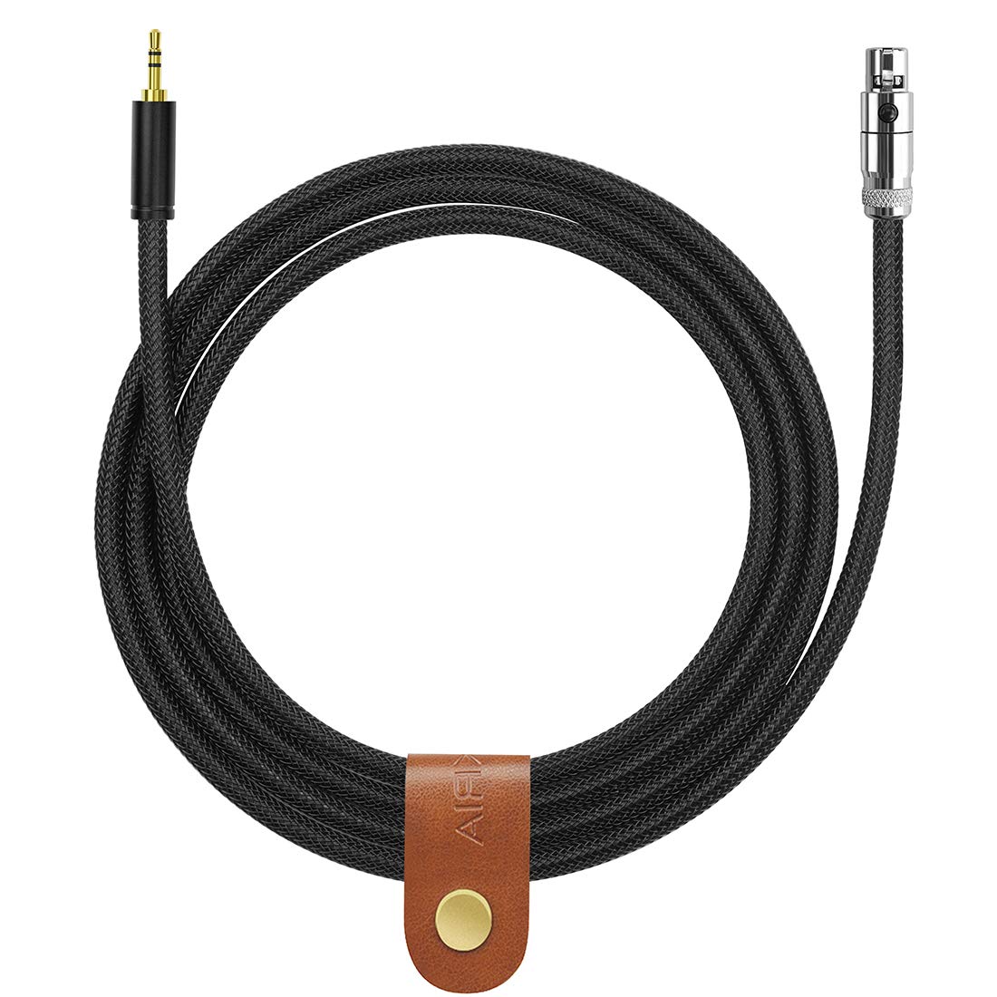 Cable de audio de actualización Geekria Apollo de nailon trenzado, compatible con AKG K702 y K271, 3,5 mm a XLR, cable de repuesto para auriculares Hi-Res/HiFi (1,5 m)
