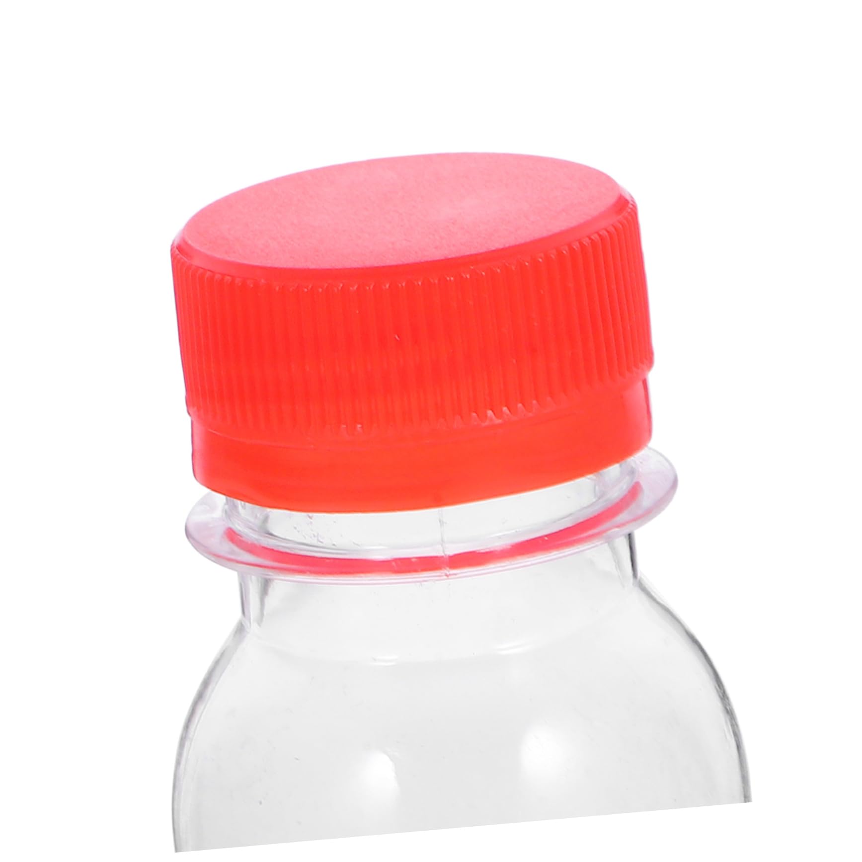 Mikinona 30pcs Clear Refillable Juice Bottles Leak Caps for Homemade Beverages for Picnics Work and Travel