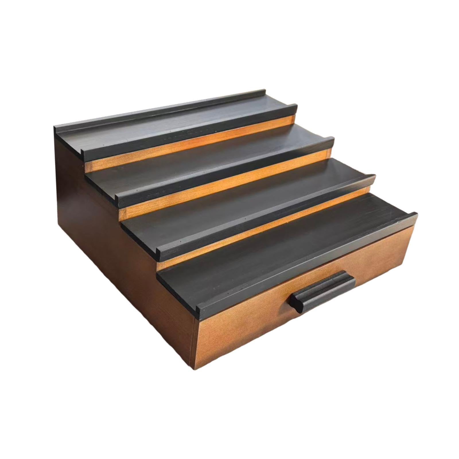 kowaku Organizador de perfumes, Estante de Almacenamiento de fragancias, Organizador de Escritorio para Hombres y Mujeres, excelente Regalo, Soporte de, Marrón Y Negro
