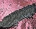 1 meter bordeaux/nero | 5 mm reversibile paillettes raso materiale Mermaid Shimmer 2 colore * * * free UK post * * Fishscale in paillettes di cucitura artigianale tessuto satin Sparkle