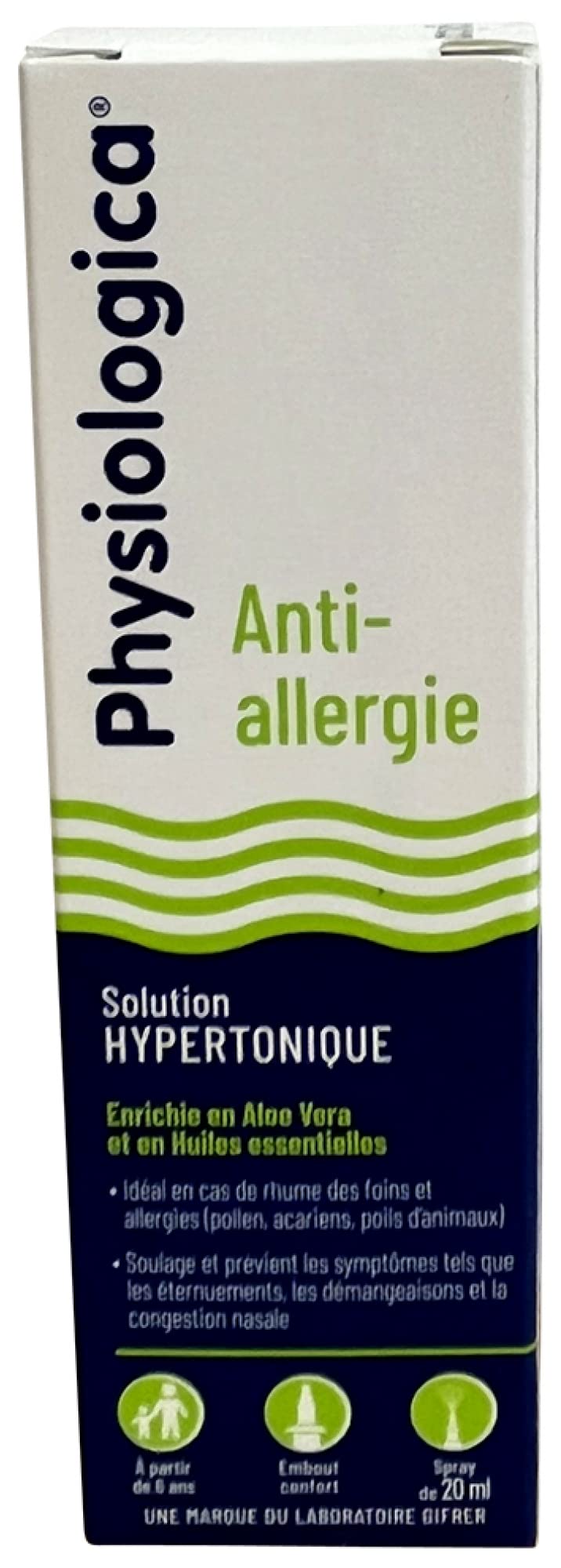 Gifrer Physiologica - Solución Hypertónica antialérgico en spray 20 ml