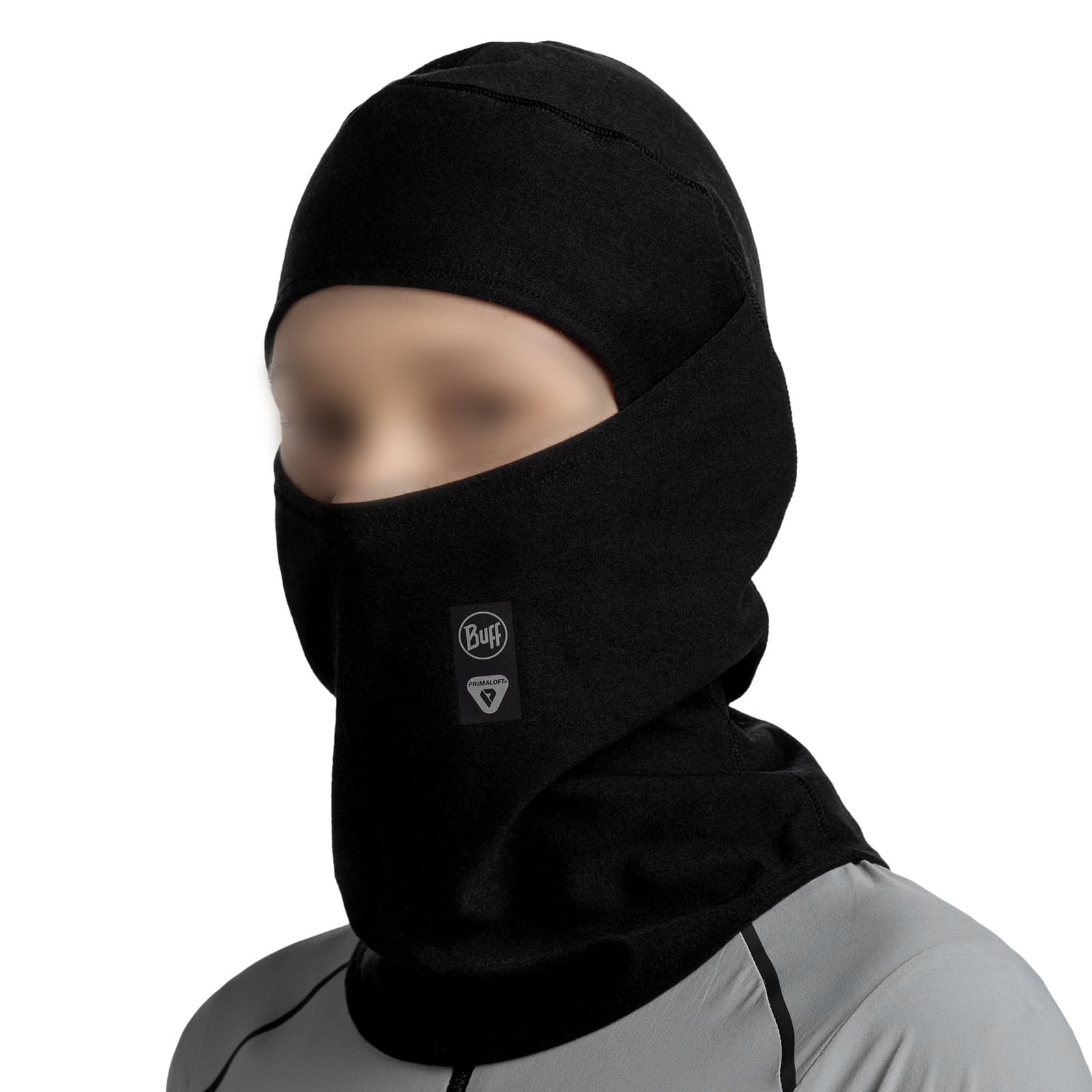 Buff| Balaclava ThermoNet Hinged Termica, contra Viento, Aislamiento, Ligero, Comodidad, Aire Libre, Frio Extremo Hombre Mujer Talla única Negro