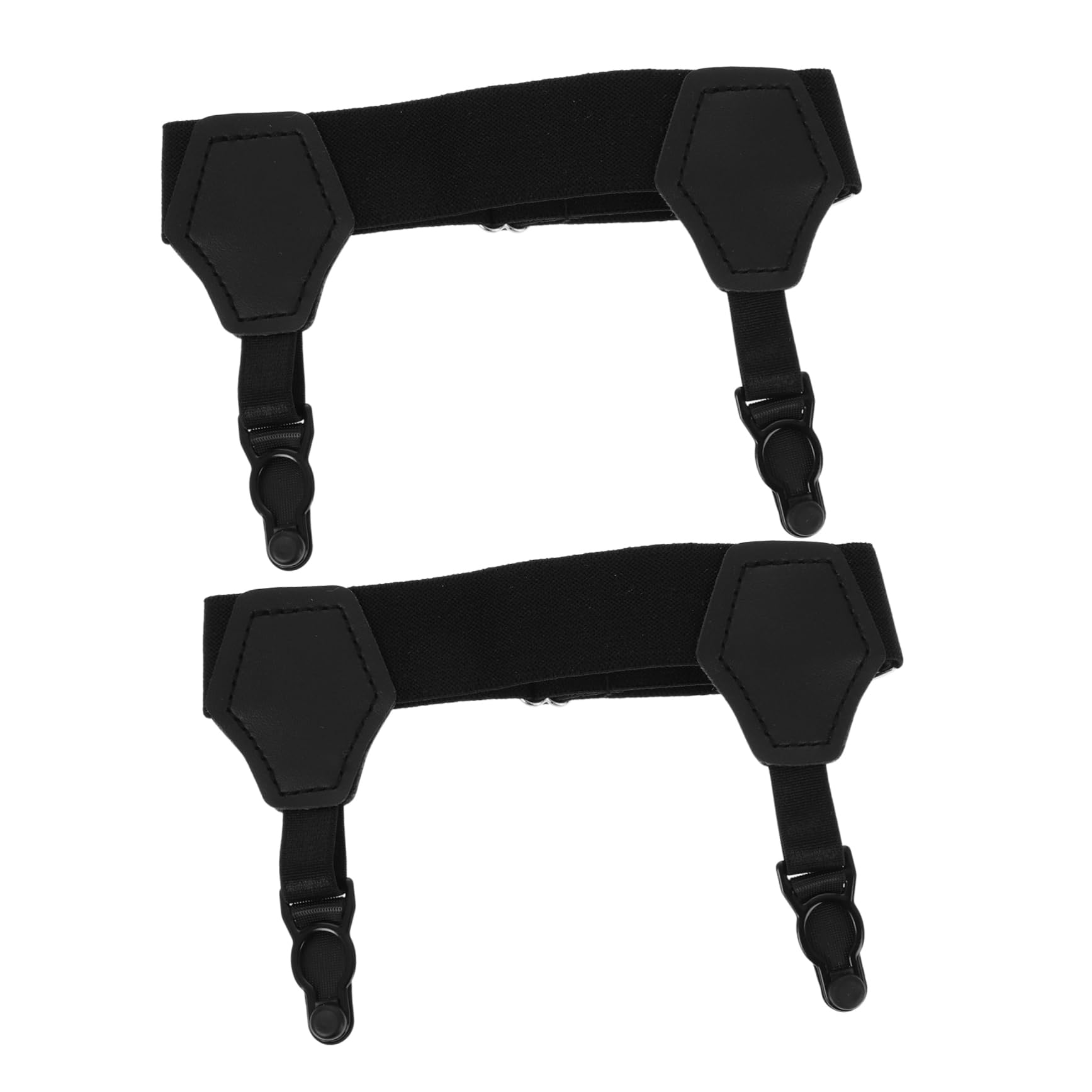 Beavorty 2pcs Sock Garters Clips for Men Antislip Sock Fastening Tools for Ice Hockey Casual Wear Comfortable Fit for Shirts Durable Washable Design