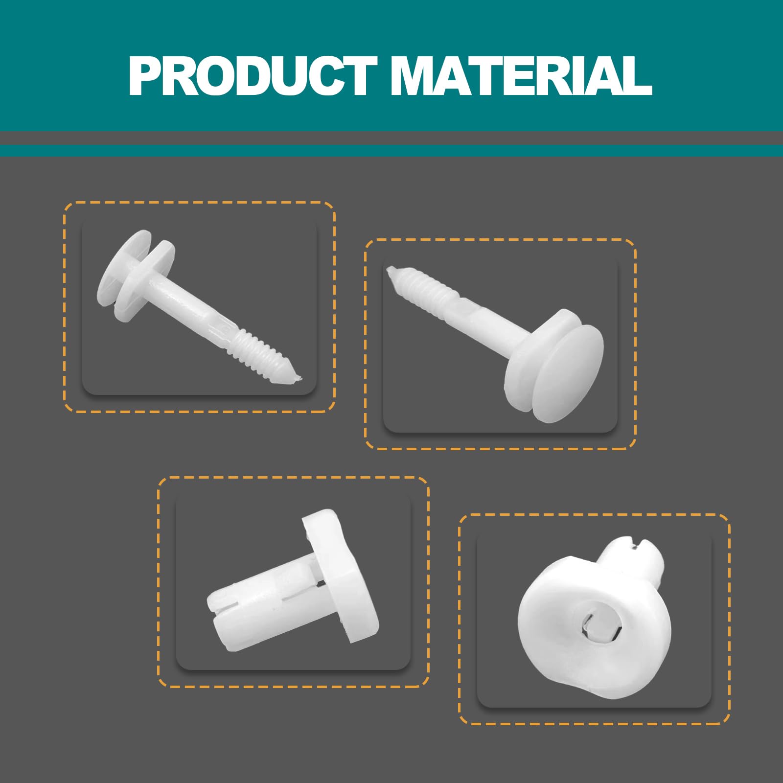 15960325 Compatible Clips Lantee 50-Piece Car Door Panel Retainer Clips - Compatible With GM 15960325 For Chevrolet & GMC Models Automotive Trim Clips - Foto 6