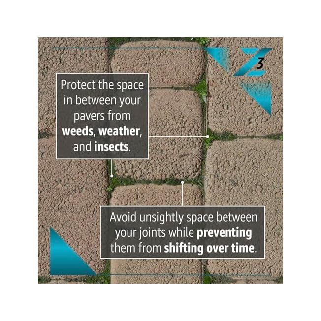SRW Pavermate Z3 Polymeric Sand for Concreat and Paver Stone Joints UP to 2" in (Tan) 50- Pound Bag