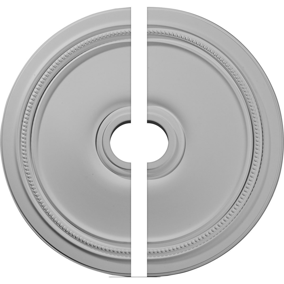 ekena millwork cm24di2 diane ceiling medallion, 24"od x 3 5/8"id x 1 1/4"p (fits canopies up to 6 1/4"), factory primed