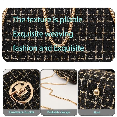 Image of Crossbody Purses for Women Leather Small Cross Body Bags Cute Designer Handbags Chain Ladies Shoulder Bags Clutch