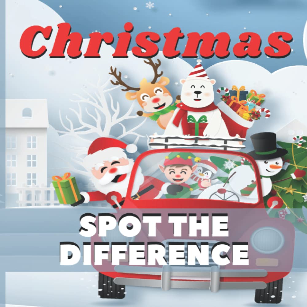 Buy Christmas Spot the Difference: Here is a wonderful full-colour spot ...