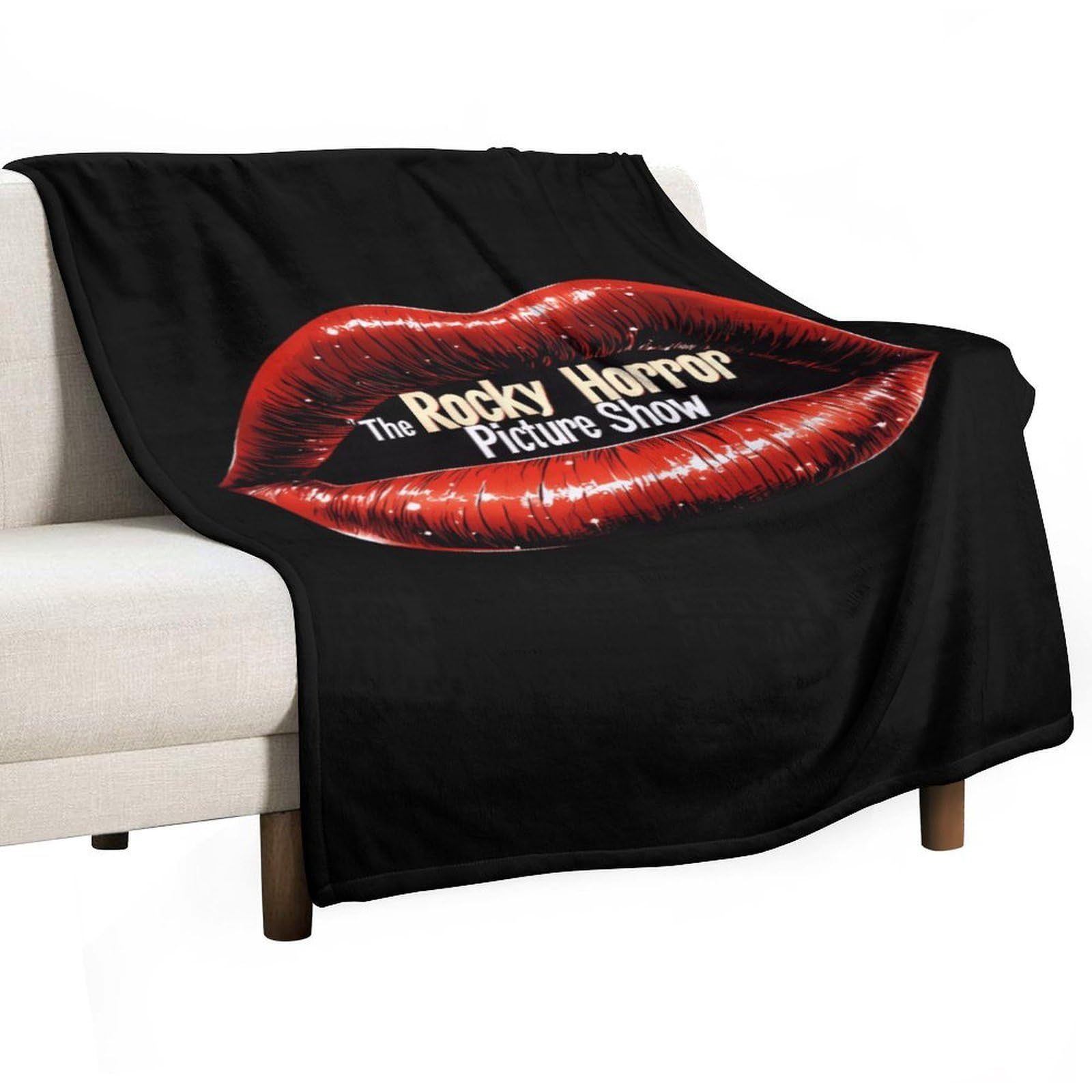 Cgsbngha Style The Rocky Horror Picture Show Flannel Fleece Blanket Lightweight Soft Throw Blankets For Sofa Couch Bed Chair