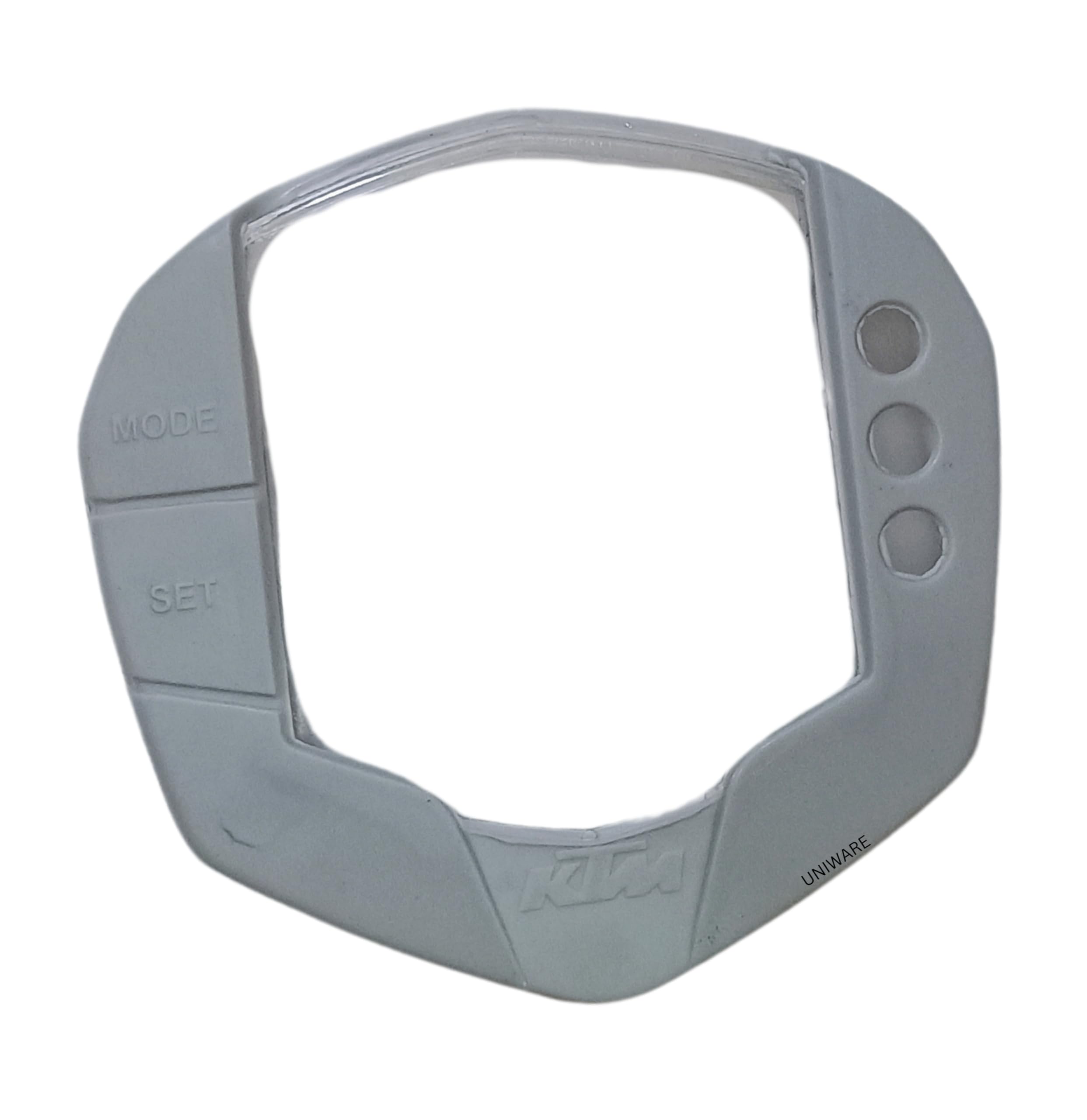 UNIWARE® Bike Meter Shell (Speedometer Top Cover/Upper Case) for KTM Duke 125, Duke 200, Duke 390 BS 3, RC 125, RC 200, RC 390 (Grey)-image-9