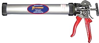 Newborn - 924AL 924-AL Bulk/Sausage High-Thrust Smooth Rod Caulking Gun, 10-20 oz. Sausage Packs/24 oz. Bulk, 26:1 Thrust Ratio