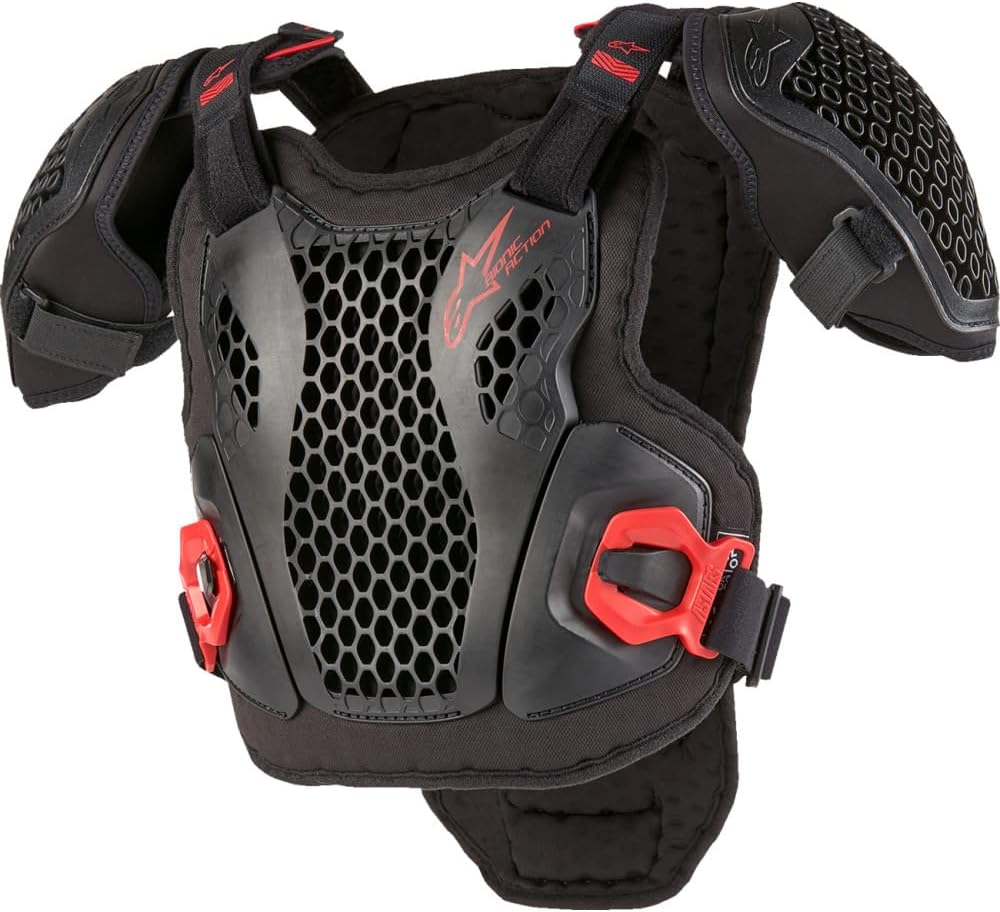 Alpinestars Bionic Youth Chest protector (Black/Red, Small/Medium) Alpinestars Bionic Youth Chest protector (Black/Red, Small/Medium)