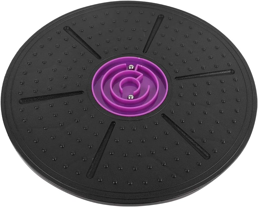 NicooneBalance Board,Non-Slip Round Wobble Board,Yoga Pilates Workout Wobble Board for Core Strength,Rehabilitation,Coordination,Stability