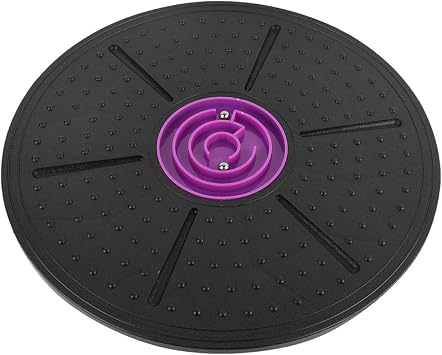 Purple Labyrinth Wobble Balance Board, Yoga Training Fitness Exercise Stability Disc for Boys Men Women Balance Board Office balance board worksp