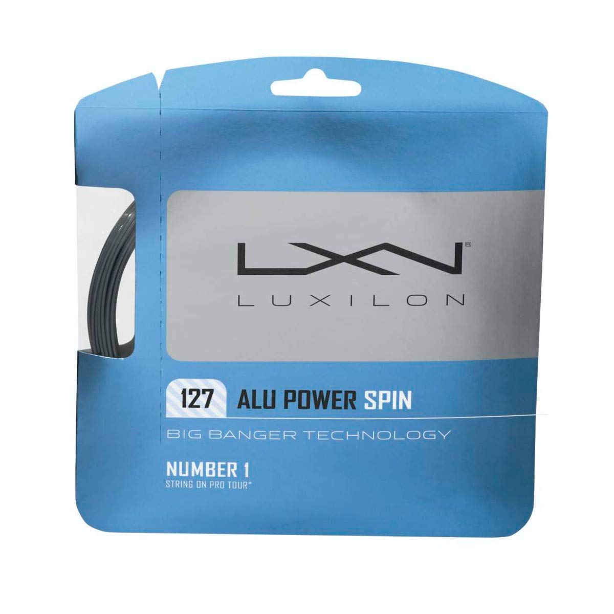 LuxilonBig Banger ALU Power Spin 16 Gauge - 127 Polyester (Poly) Tennis Racquet String 2-Pack (2 Sets Per Order)