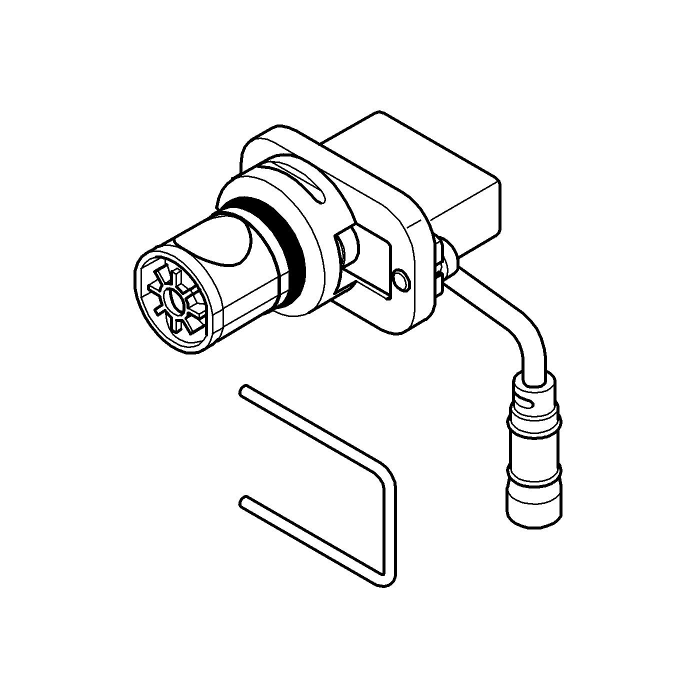 GROHE Servo Motor Chrome 42341000, Silber - Image 2