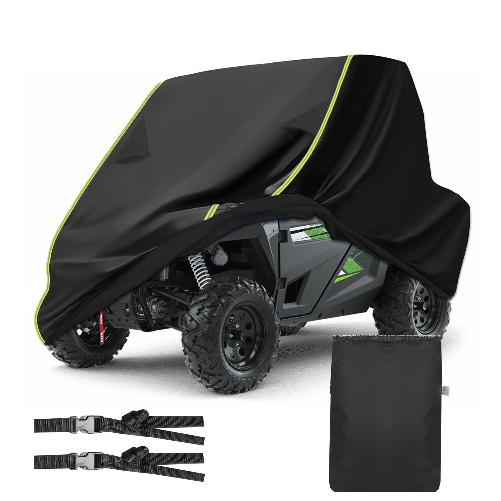 RZR UTV Covers 4-6 Seaters Waterproof Outdoor,Heavy Duty Fadeless Oxford Cloth,Windproof All Weather Side by Side Covers Accessories for Polaris RZR