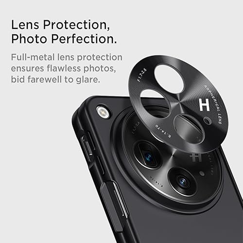 Miniatura 5 de Miimall Funda delgada para Oneplus Open con protector de pantalla, funda abierta con protección de bisagra, carcasa rígida de policarbonato duro con