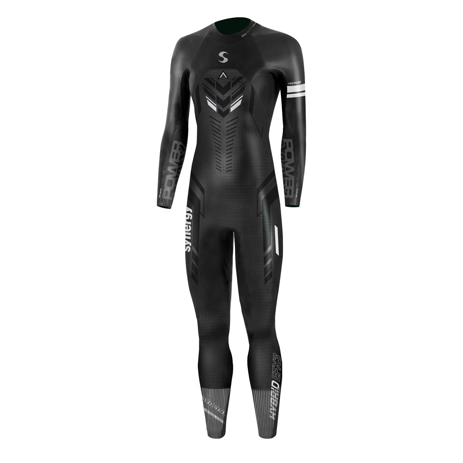 SynergyTriathlon Wetsuit - Women's Hybrid Full Sleeve Smoothskin Neoprene for Open Water Swimming Ironman & USAT Approved