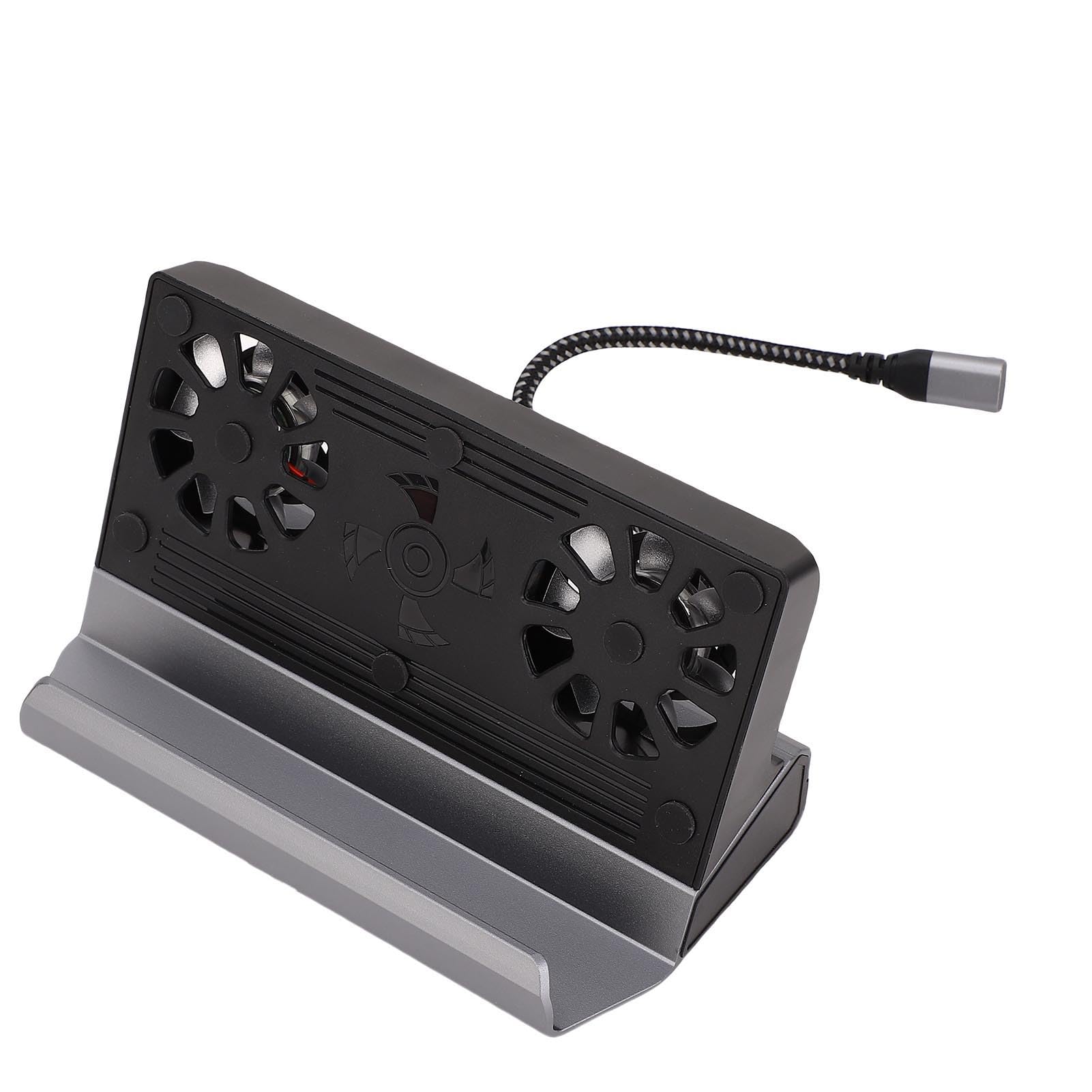 Acouto Estación de Acoplamiento Apta para Consola de Juegos Steam Deck en RJ45 Interfaz Multimedia HD de 1000 Mbps 2 0 4K a 60 Hz USB 3 0 2 0x6 PD 100 W con Ventiladores Aptos para Juegos en Forma