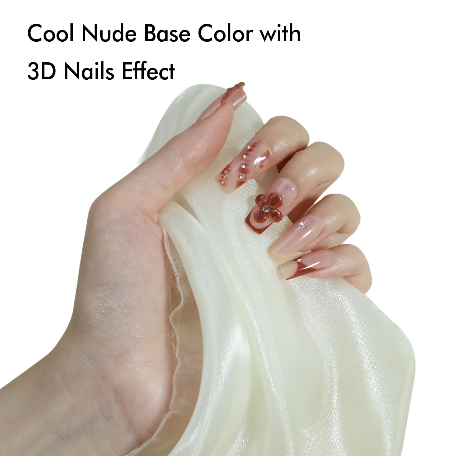 Amazon.com : FZANEST Sheer Nude Gel POlish, Natural Base Color Gel