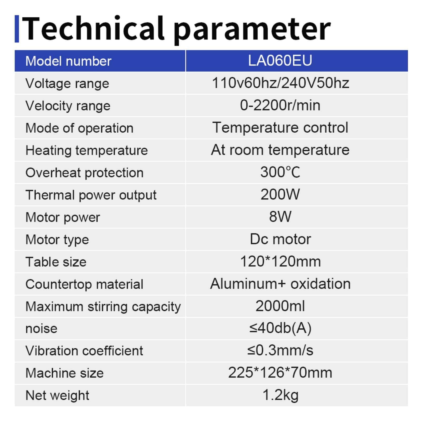 Agitador magnético con calefacción, pantalla Digital, termostático, mezclador de placa caliente laboratorio, ajustable, 1600rpm,para laboratorio