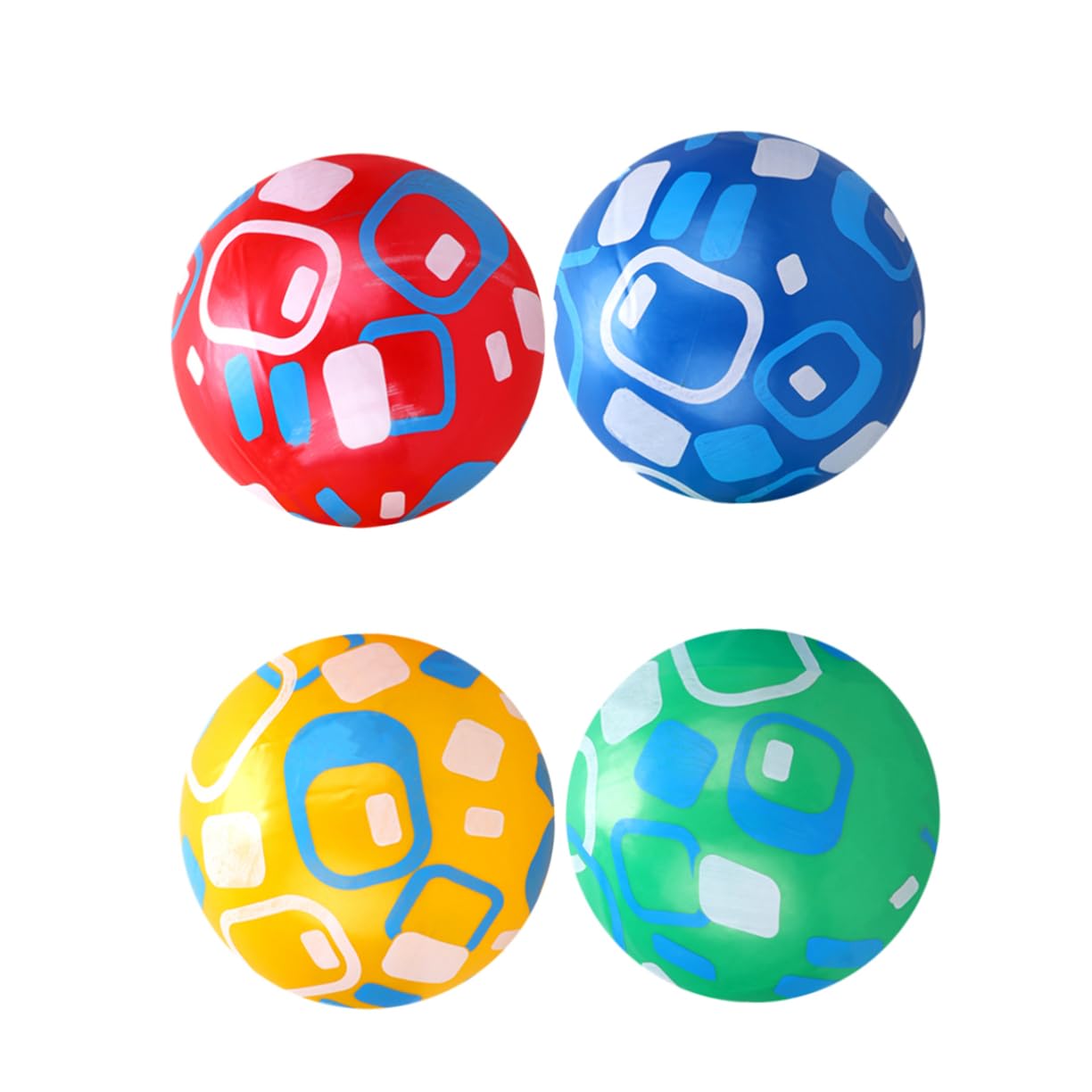 KOMBIUDA 8piezas Bolas Inflables para Niño Niña De Estiramiento Diseño Floral Aleatorios Juguete para Actividades Al Aire y Playa