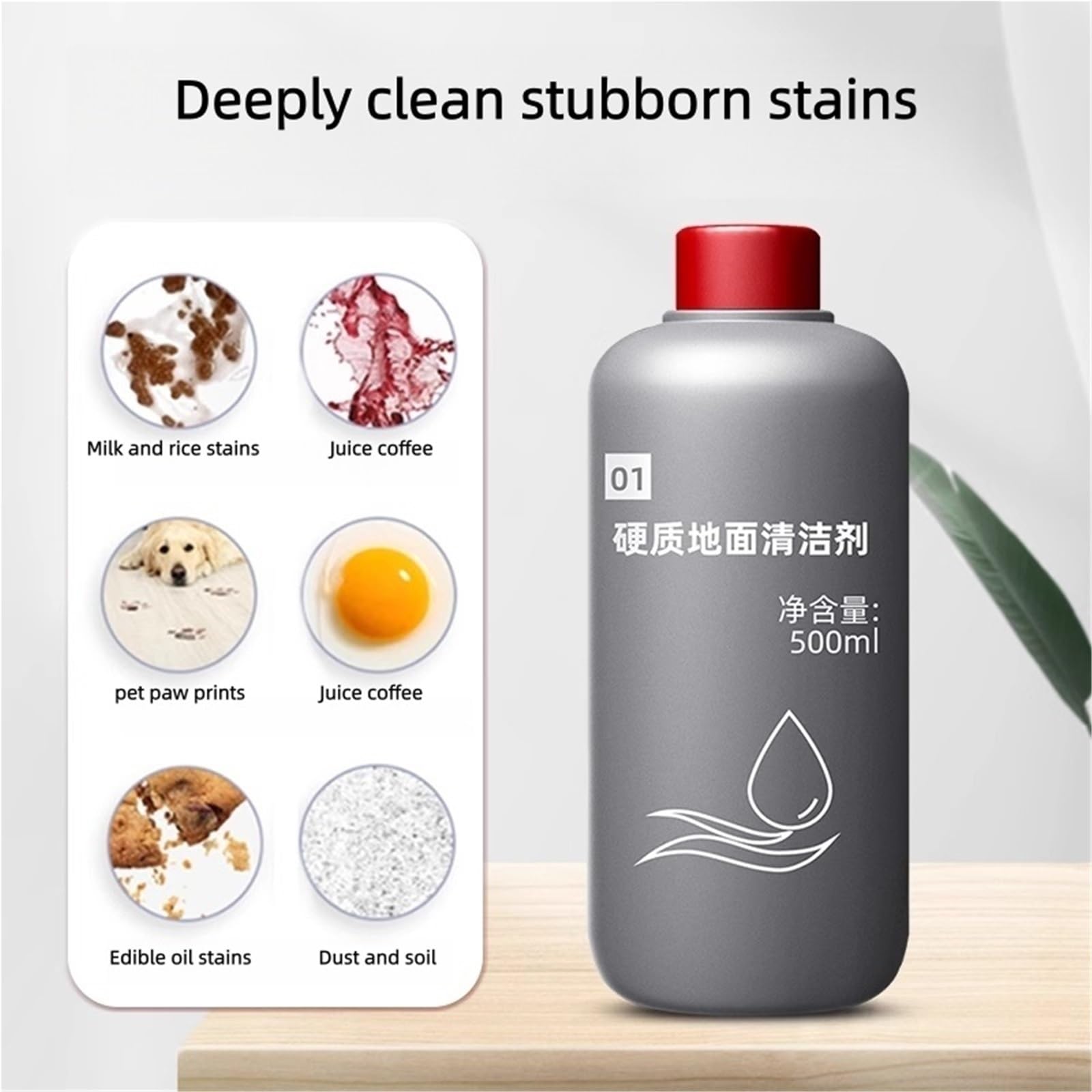 Juego de 500 ml de solución limpiadora for suelos duros y 2 cepillos de rodillo suaves, compatible con Dyson Wash G1. Kit de limpieza con detergente for fregadoras de suelos.