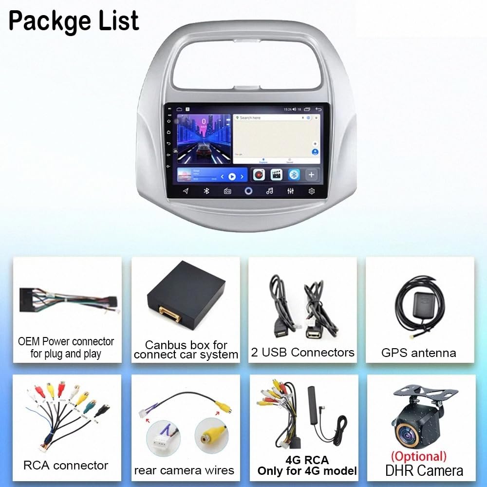 Touch Screen Radio Stereo Auto 2 Din per Chevrolet Classic Cruze 2009 Bluetooth, Ips Touchscreen Radio con Siri/Vocale/Gps Navigazione/Musica Online/Mirror Link, 4 Nucleo 2G+32G